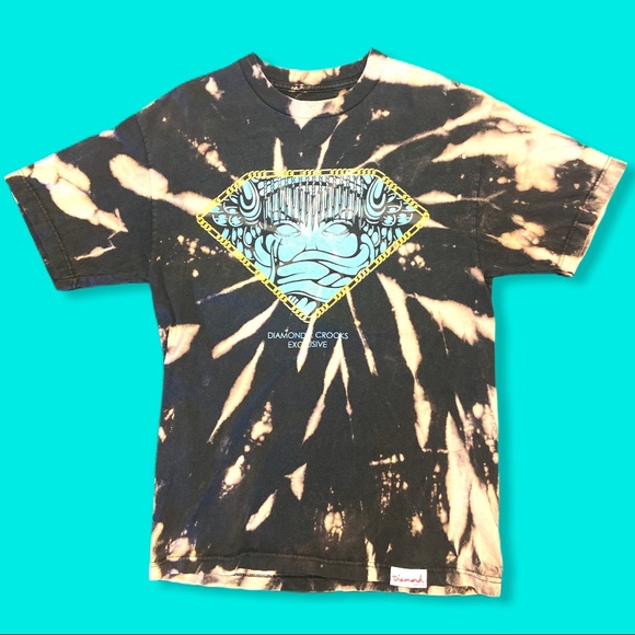 Diamond Supply Co Acid Wash Tee - Picture 1 of 2